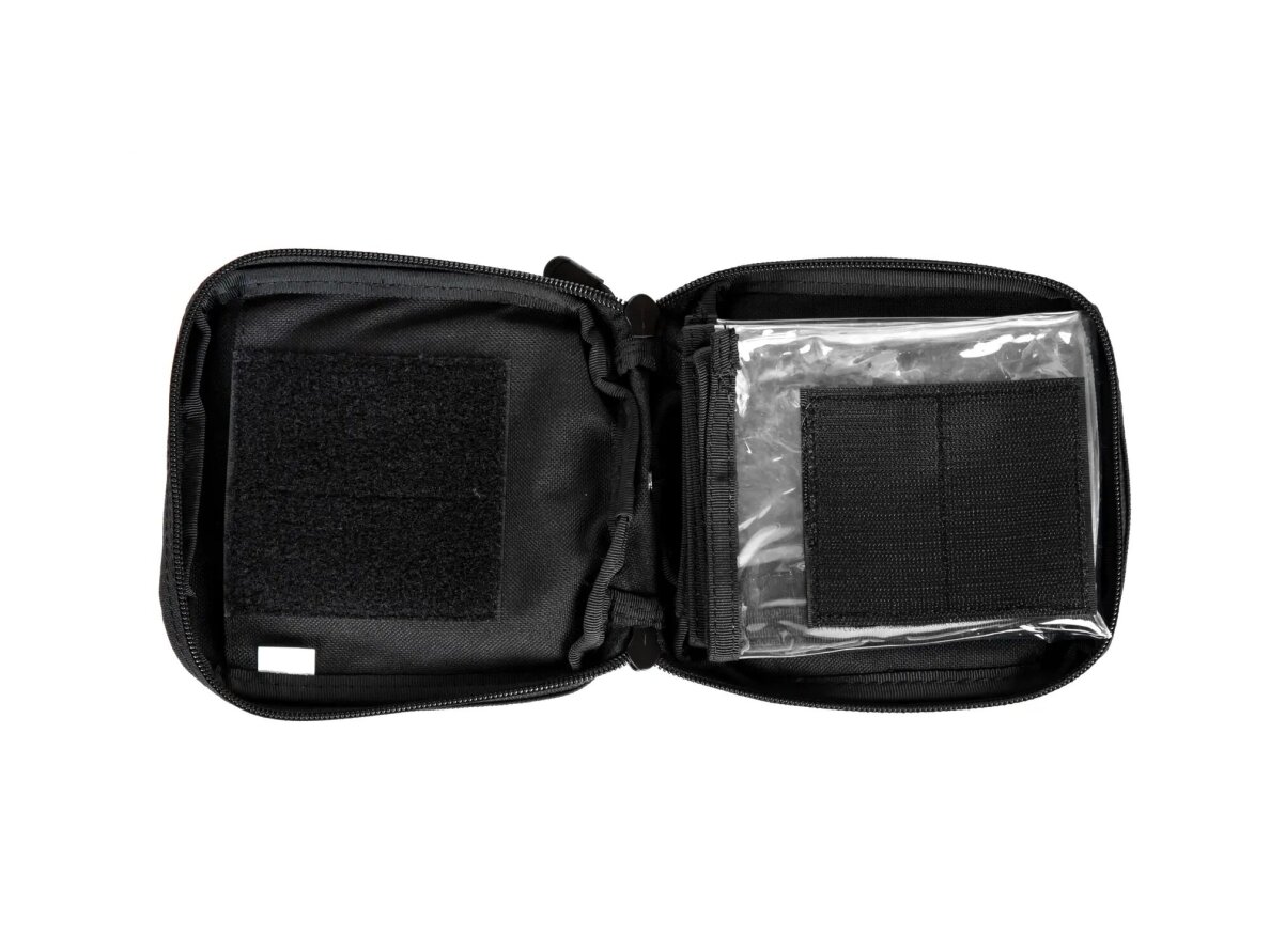 Admin pouch with panel and map, black 3