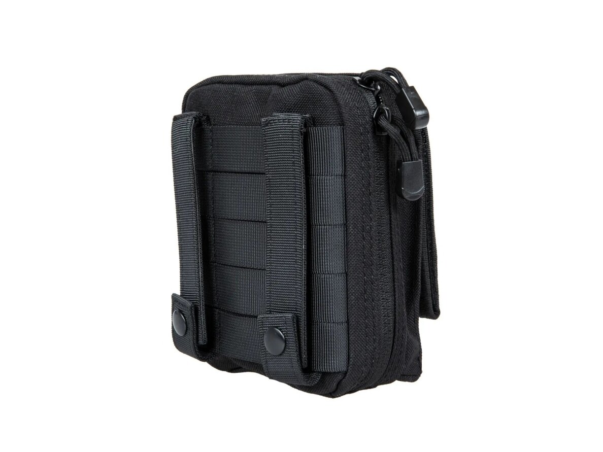 Admin pouch with panel and map, black 6