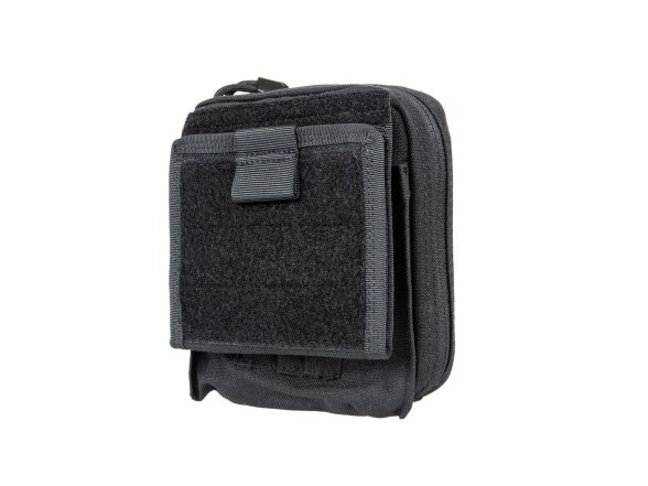 Admin pouch with panel and map, black 1