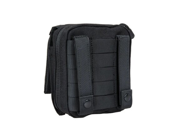 Admin pouch with panel and map, black 2
