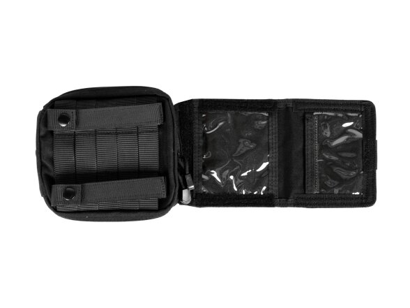 Admin pouch with panel and map, black 4