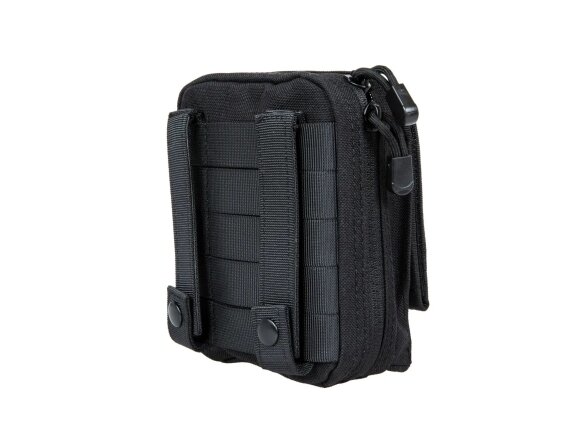 Admin pouch with panel and map, black 6