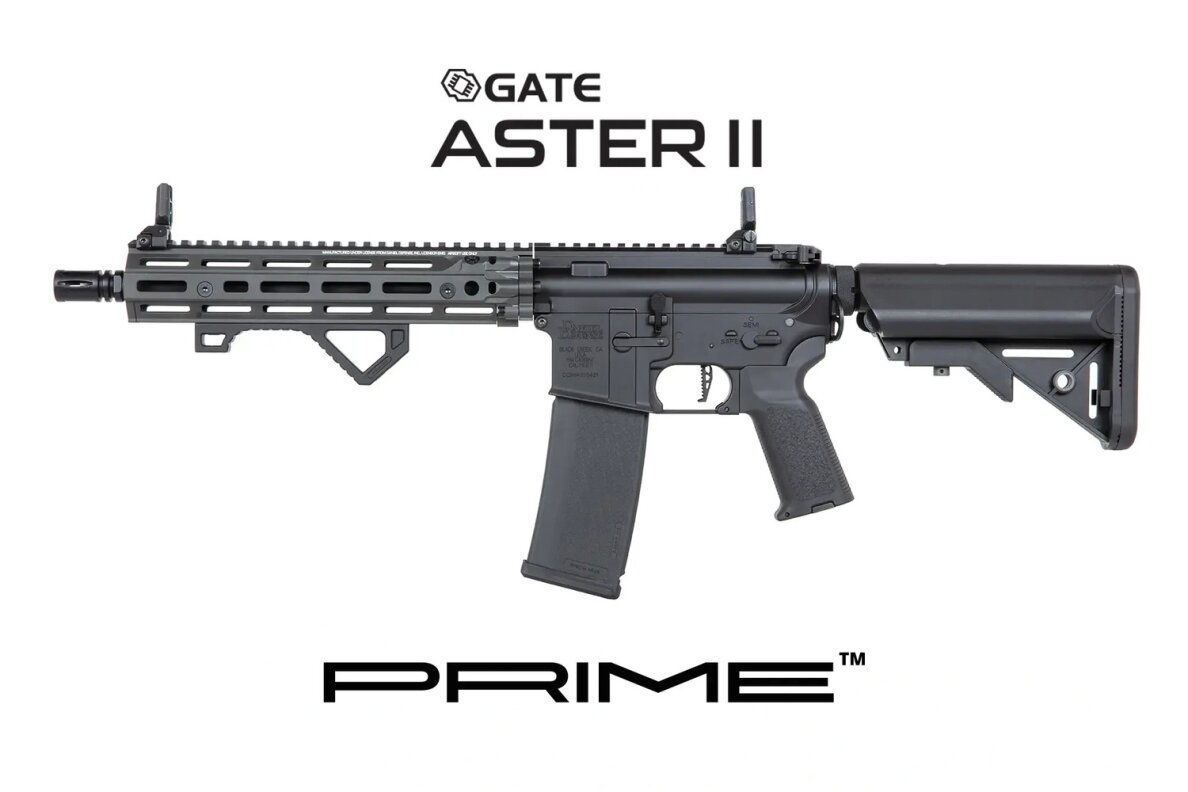 airsoft Specna Arms Daniel Defense® RIS III 10.5'' SA-P27 PRIME™ Aster II ETU carbine with brushless motor Grey