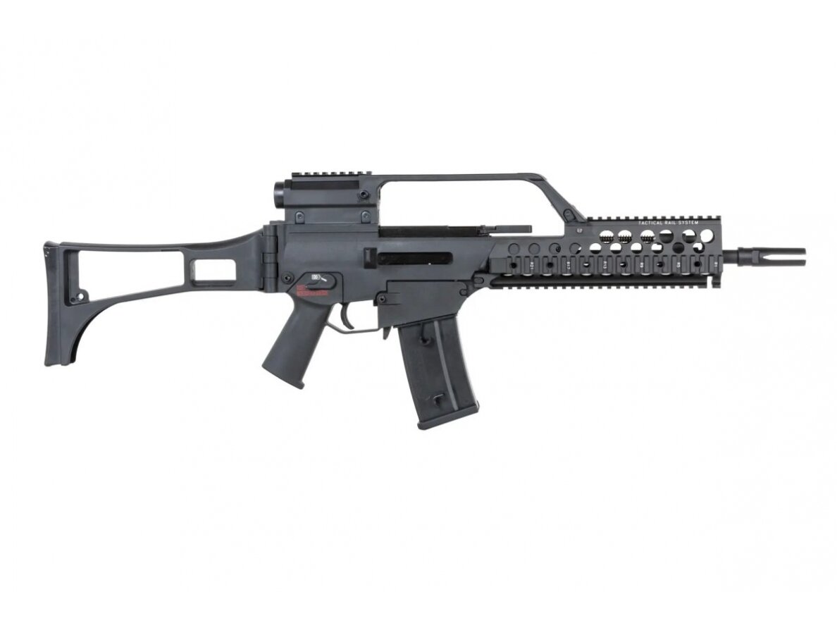 airsoft SRC DUAL POWER SR36 KSK GB-303 carbine with scope Black 6