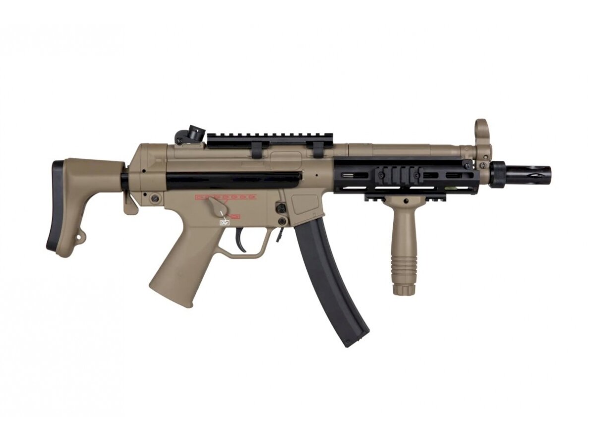 Airsoft submachine gun JG Works MP5-808 Tan 6