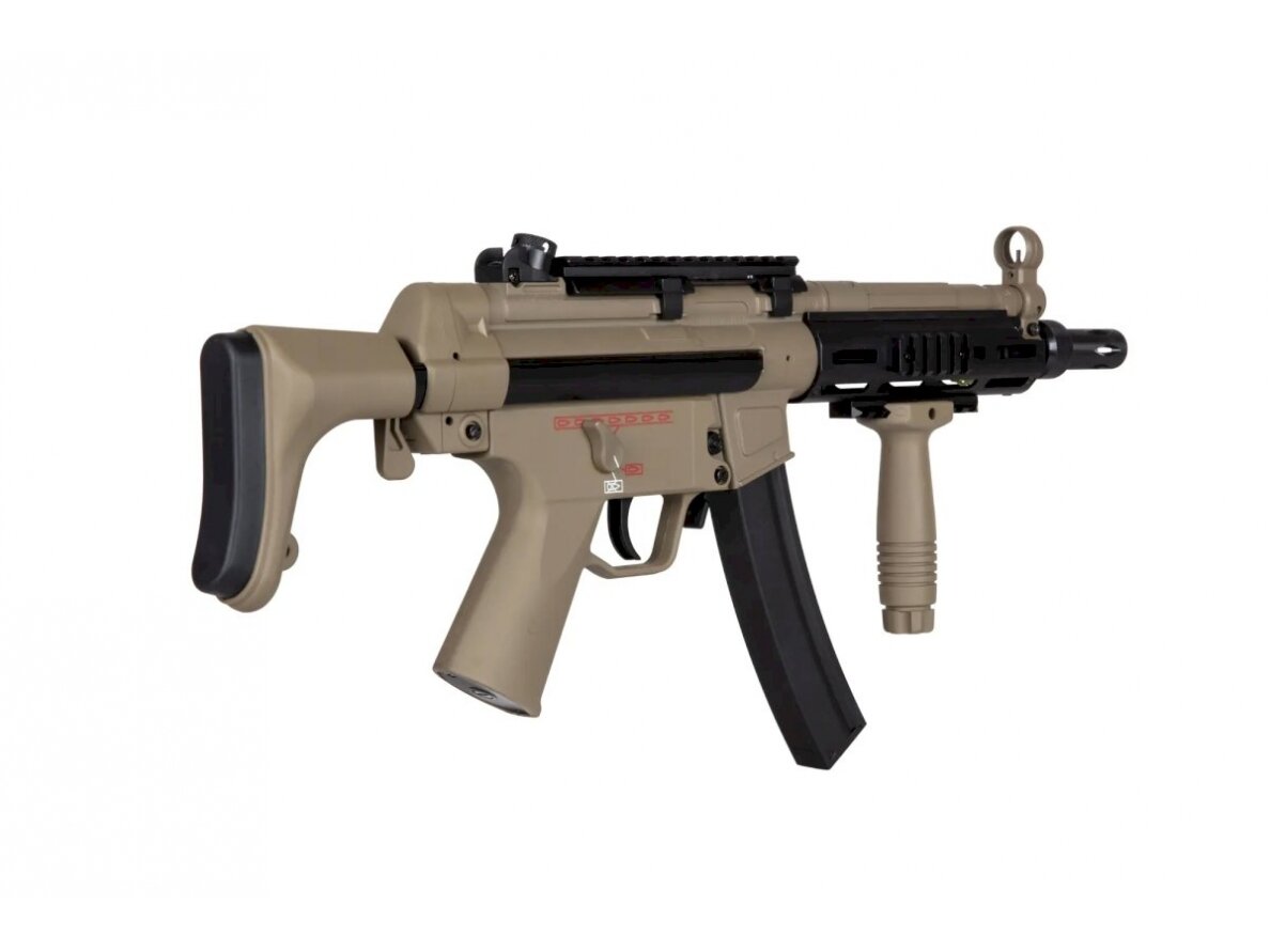 Airsoft submachine gun JG Works MP5-808 Tan 7