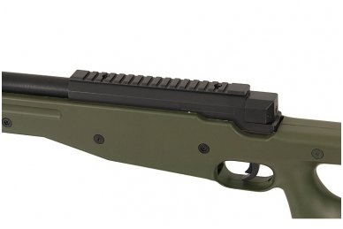 Airsoft snaiperinio šautuvo komplektas WELL MB01 L96A1 Žalias
