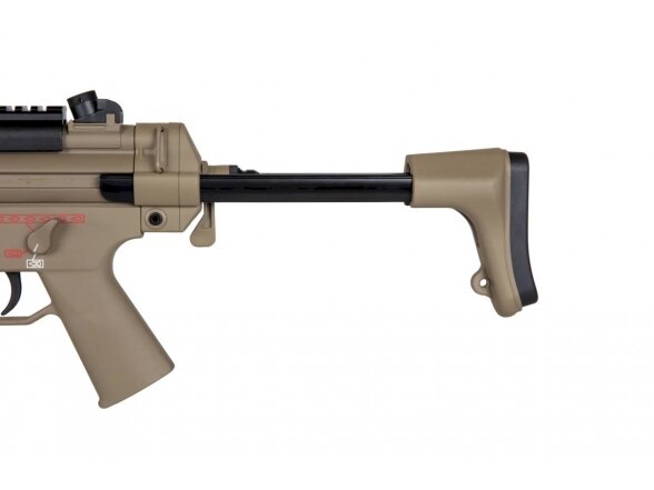 Airsoft submachine gun JG Works MP5-808 Tan 10