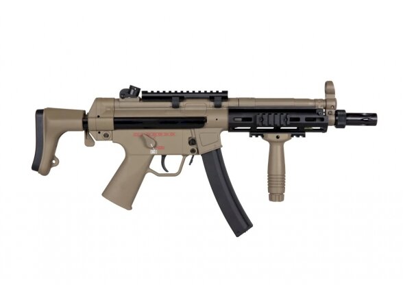 Airsoft submachine gun JG Works MP5-808 Tan 6