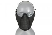Apsauginė veido kaukė Half face mesh mask 2.0 - Juoda