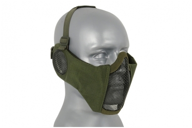 Apsauginė veido kaukė su ausų apsauga "Stalker Evo Mask" Olive