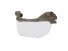 Visor for FAST type helmets, tan