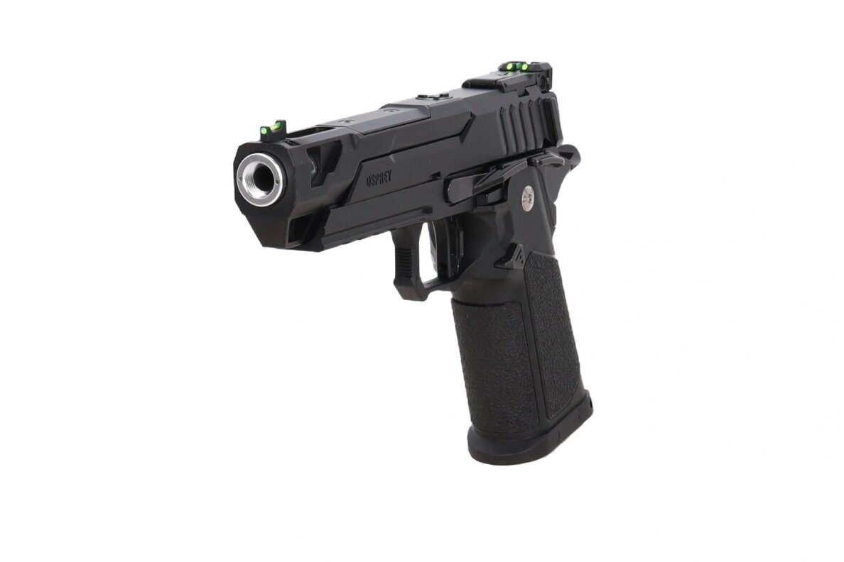 ARCTURUS Osprey 5" Split Slide Hi-Capa GBB DG™ Performance Refined Edition w/ Optics Ready Slide & CNC AL Adjustable Blowback Housing 12