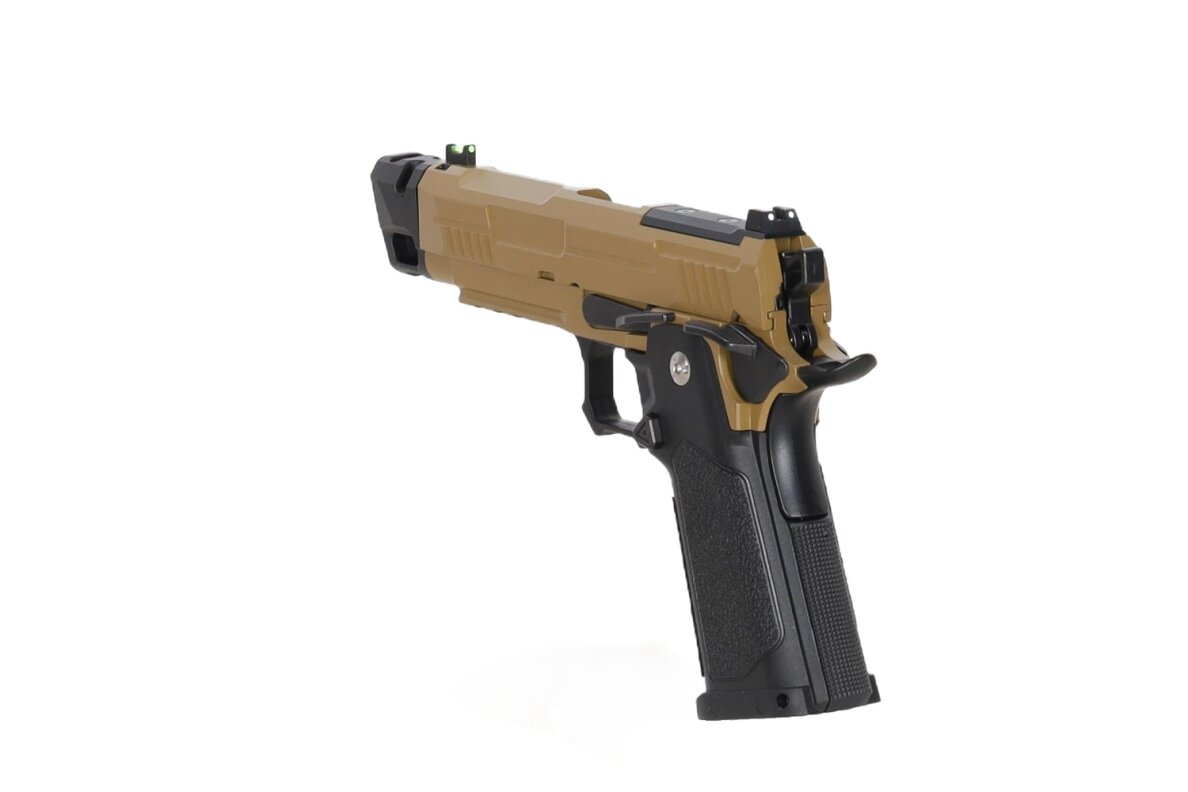 Arcturus Vanguard 4.3" Hi-Capa GBB Optics Ready airsoft pistol with Half-Tan compensator 2