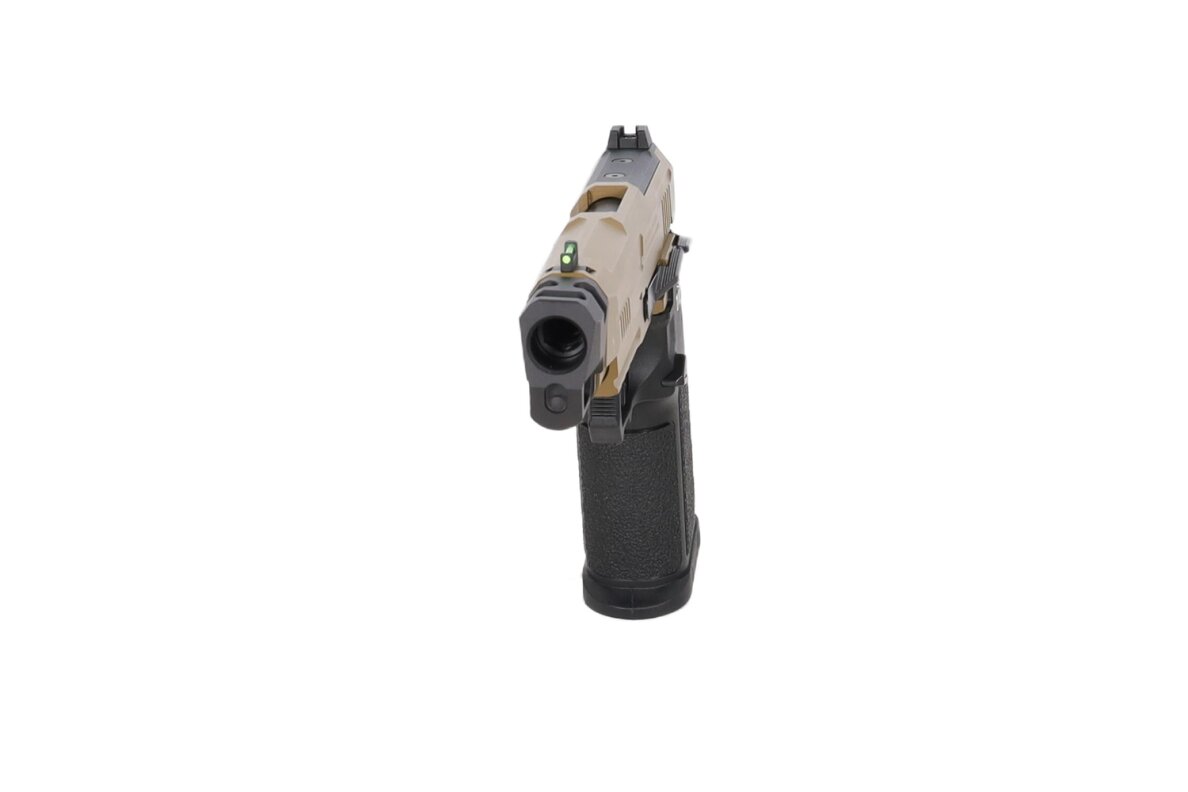Arcturus Vanguard 4.3" Hi-Capa GBB Optics Ready airsoft pistol with Half-Tan compensator 4