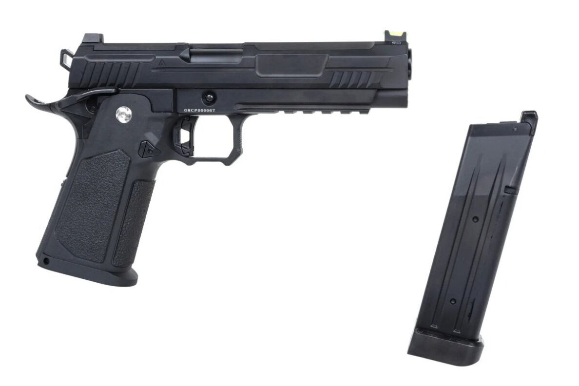 Arcturus Vanguard 5" Hi-Capa GBB Optics Ready airsoft Pistol Black 7 Arcturus Vanguard 5" Hi-Capa GBB Optics Ready airsoft Pistol Black 7