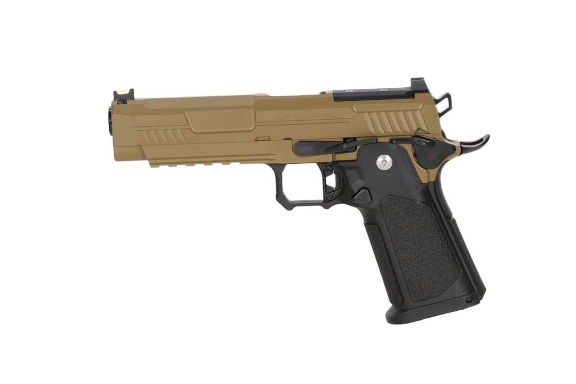 Arcturus Vanguard 5" Hi-Capa GBB Optics Ready Half-Tan airsoft Pistol Arcturus Vanguard 5" Hi-Capa GBB Optics Ready Half-Tan airsoft Pistol