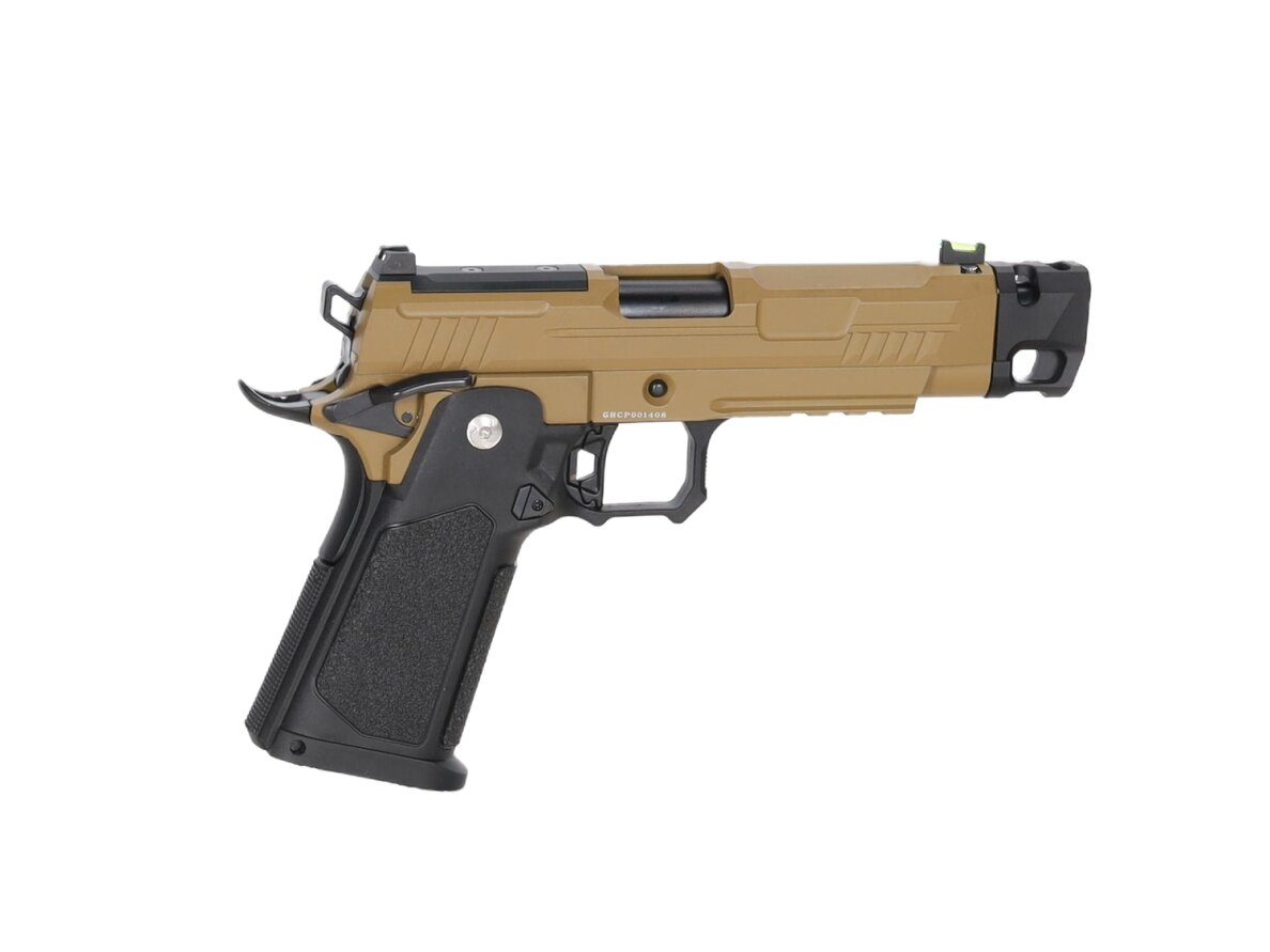 Arcturus Vanguard 4.3" Hi-Capa GBB Optics Ready airsoft pistol with Half-Tan compensator 3 Arcturus Vanguard 4.3" Hi-Capa GBB Optics Ready airsoft pistol with Half-Tan compensator 3