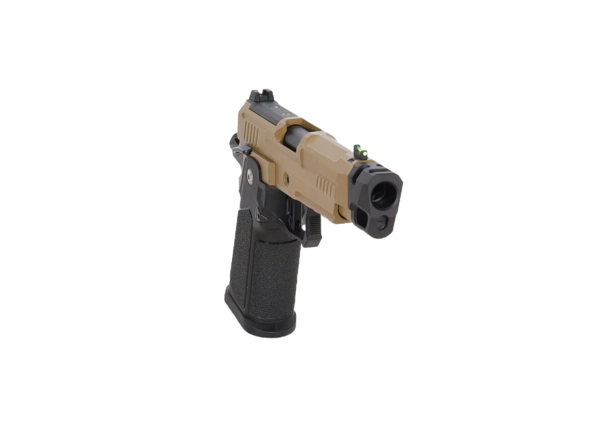 Arcturus Vanguard 4.3" Hi-Capa GBB Optics Ready airsoft pistol with Half-Tan compensator 8 Arcturus Vanguard 4.3" Hi-Capa GBB Optics Ready airsoft pistol with Half-Tan compensator 8