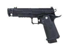 Arcturus Vanguard 4.3" Hi-Capa GBB Optics Ready airsoft pistol with compensator Black