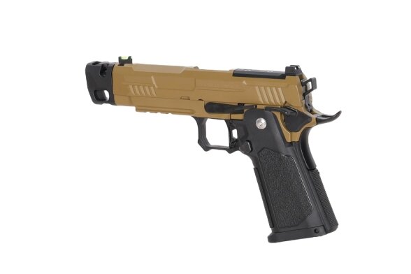 Arcturus Vanguard 4.3" Hi-Capa GBB Optics Ready airsoft pistol with Half-Tan compensator 11