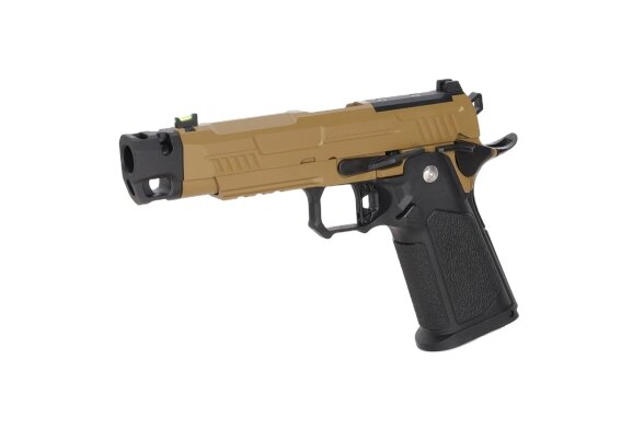 Arcturus Vanguard 4.3" Hi-Capa GBB Optics Ready airsoft pistol with Half-Tan compensator 9