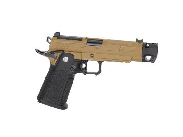 Arcturus Vanguard 4.3" Hi-Capa GBB Optics Ready airsoft pistol with Half-Tan compensator 1 Arcturus Vanguard 4.3" Hi-Capa GBB Optics Ready airsoft pistol with Half-Tan compensator 1