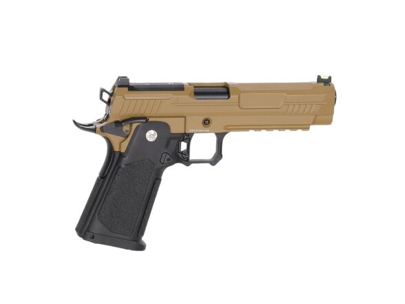 Arcturus Vanguard 5" Hi-Capa GBB Optics Ready Half-Tan airsoft Pistol 7 Arcturus Vanguard 5" Hi-Capa GBB Optics Ready Half-Tan airsoft Pistol 7