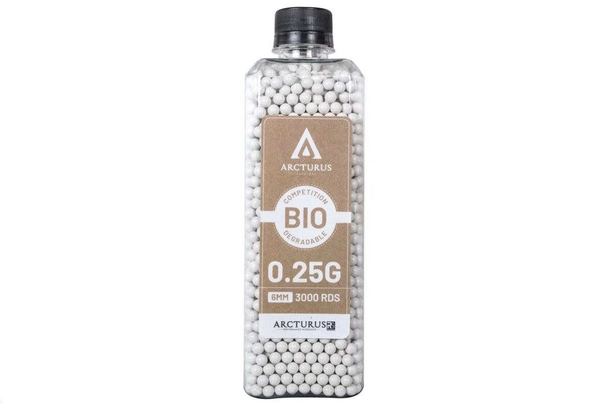 Aukštos kokybės BIO šoviniai Arcturus Grade 0,25g. 3000 vnt. Aukštos kokybės BIO šoviniai Arcturus Grade 0,25g. 3000 vnt.