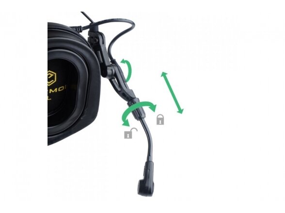 Earmor M32 PLUS Tactical Headset - black 3 Earmor M32 PLUS Tactical Headset - black 3