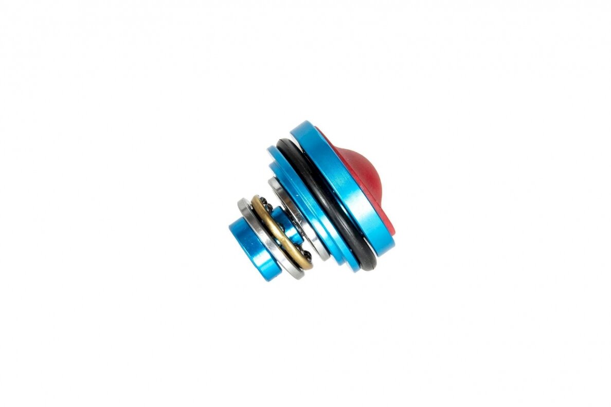 Ball-bearing, silenced CNC piston head 1 Ball-bearing, silenced CNC piston head 1