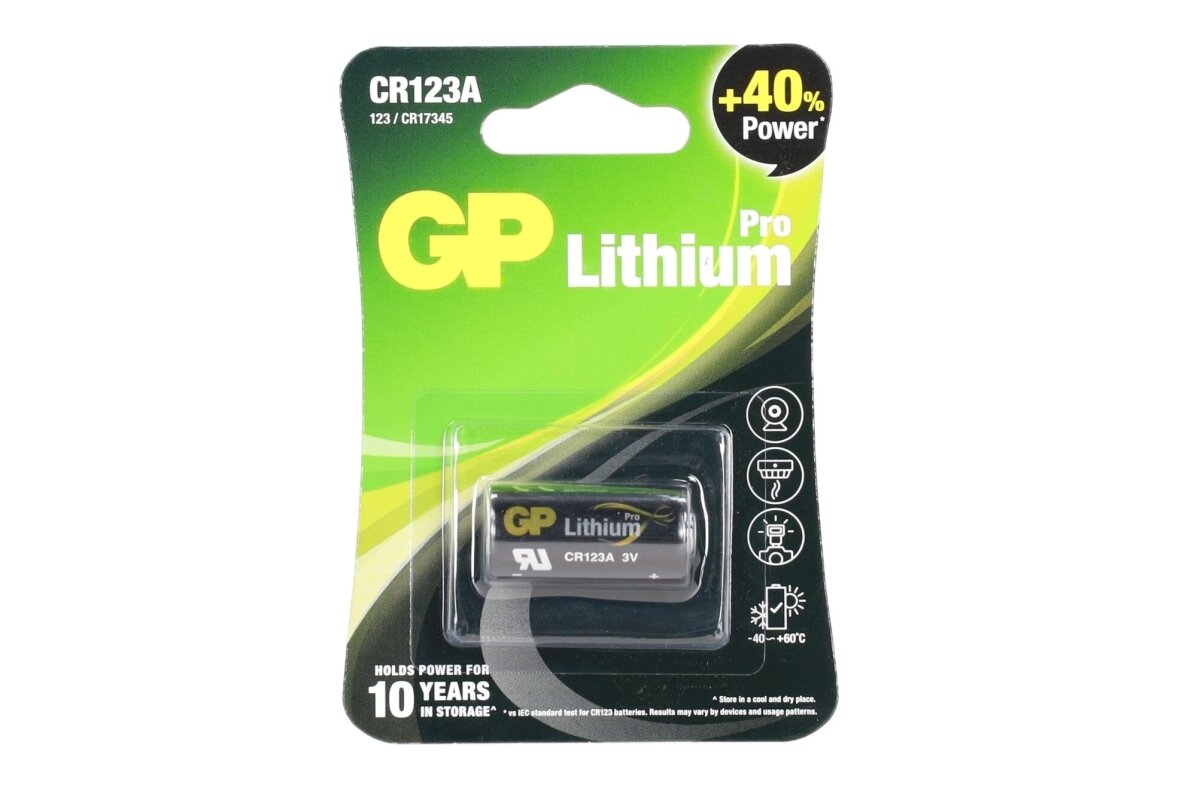Baterija CR123A GP Batteries 3 V