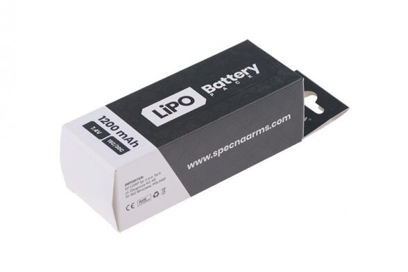 Baterija LI-PO 1200MAH 7,4V 15/30C 1
