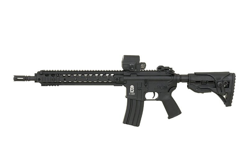 Buožė su skruostų atrama skirta M4/M16 modeliams Juoda 6 Buožė su skruostų atrama skirta M4/M16 modeliams Juoda 6