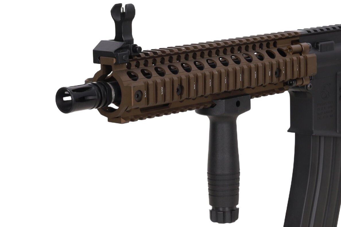 Colt x Daniel Defense MK18 SA-P19 PRIME BLDC 10.5" AEG Assault Rifle – Chaos Bronze 15