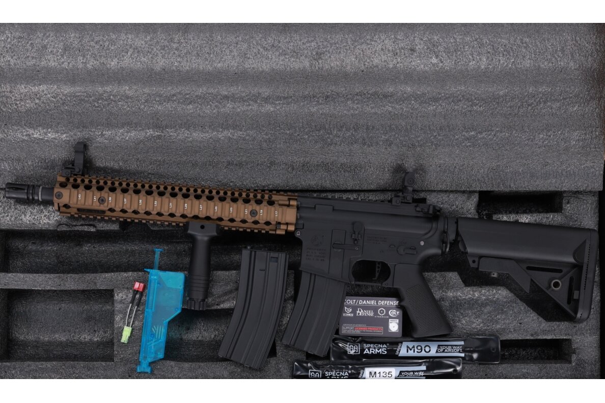 Colt x Daniel Defense MK18 SA-P26 PRIME BLDC AEG Assault Rifle 14.5" – Chaos Bronze 2