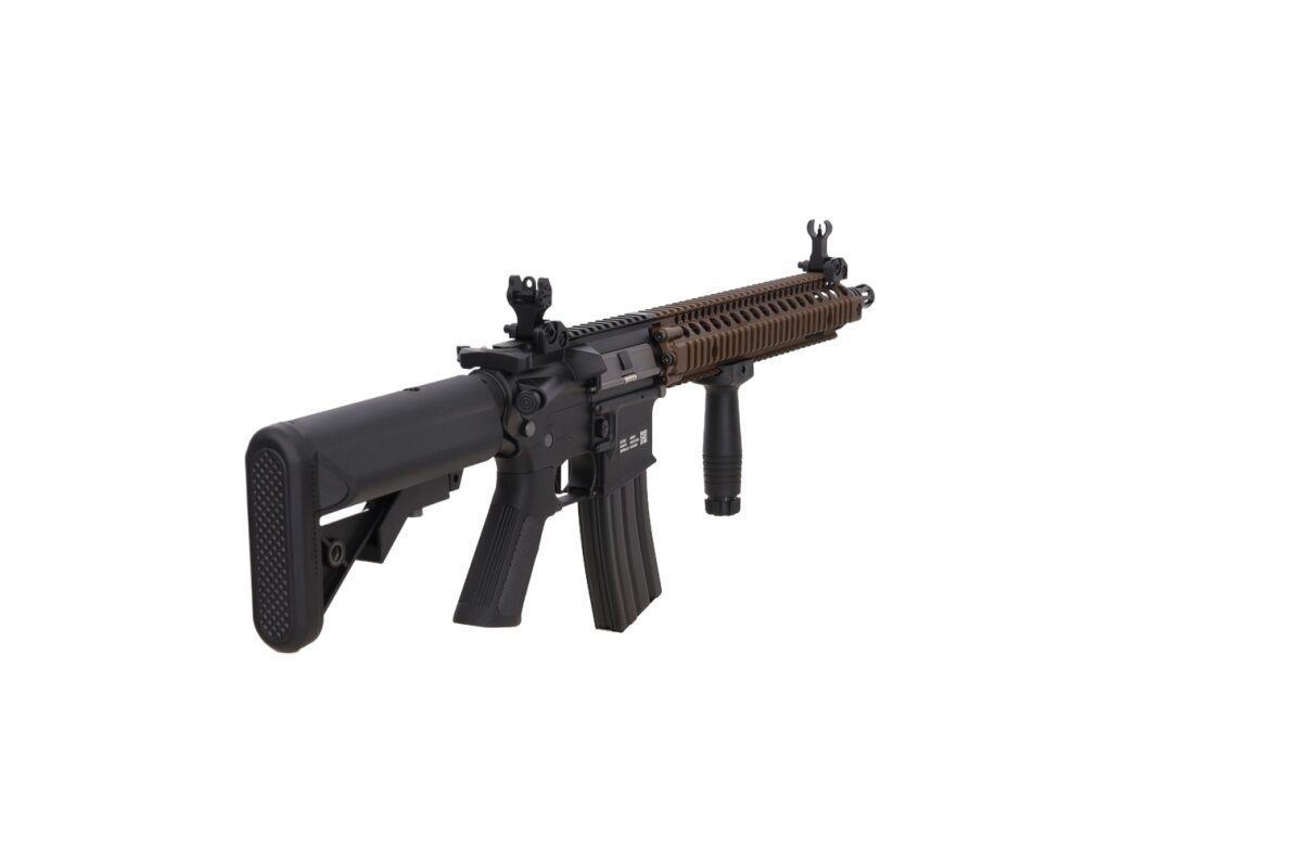 Colt x Daniel Defense MK18 SA-P26 PRIME BLDC AEG Assault Rifle 14.5" – Chaos Bronze 16
