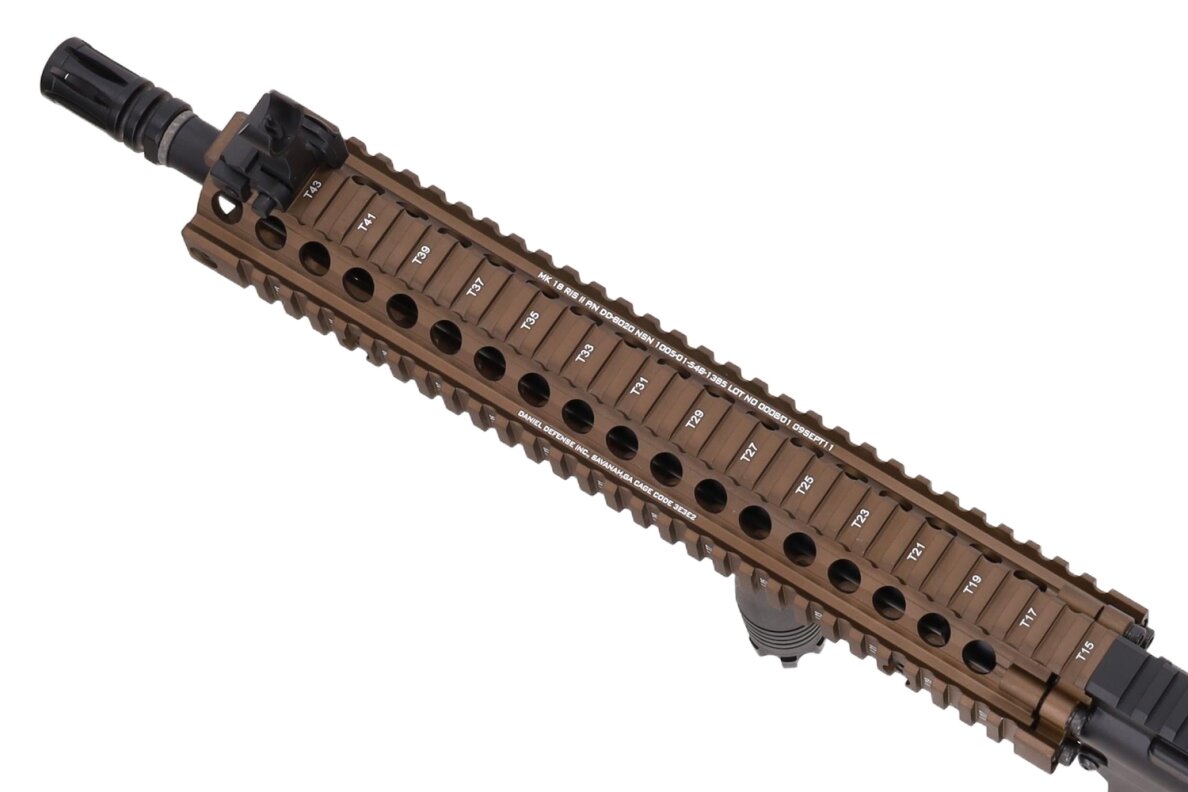 Colt x Daniel Defense MK18 SA-P26 PRIME BLDC AEG Assault Rifle 14.5" – Chaos Bronze 9