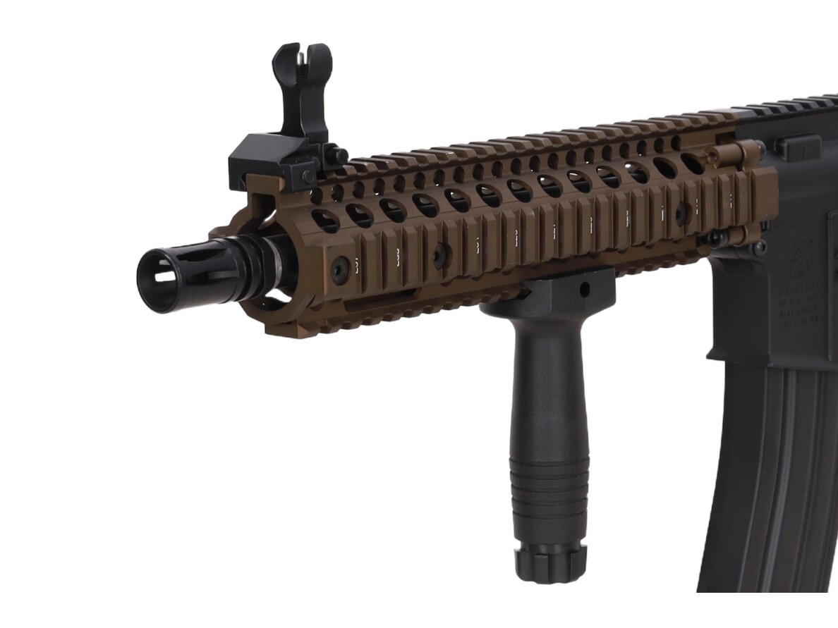 Colt x Daniel Defense MK18 SA-P19 PRIME BLDC 10.5" AEG Assault Rifle – Chaos Bronze 15