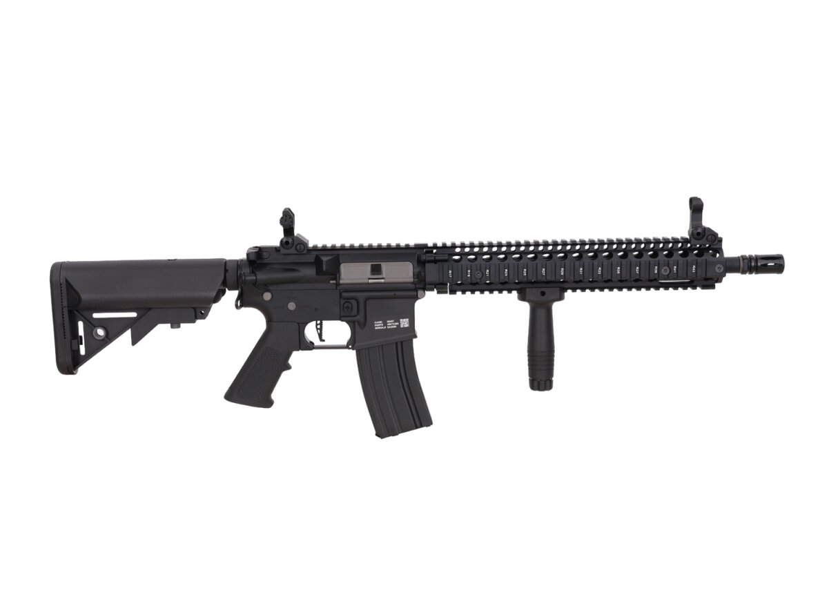 Colt x Daniel Defense MK18 SA-P26 PRIME BLDC 14.5" AEG Assault Rifle – Black 9