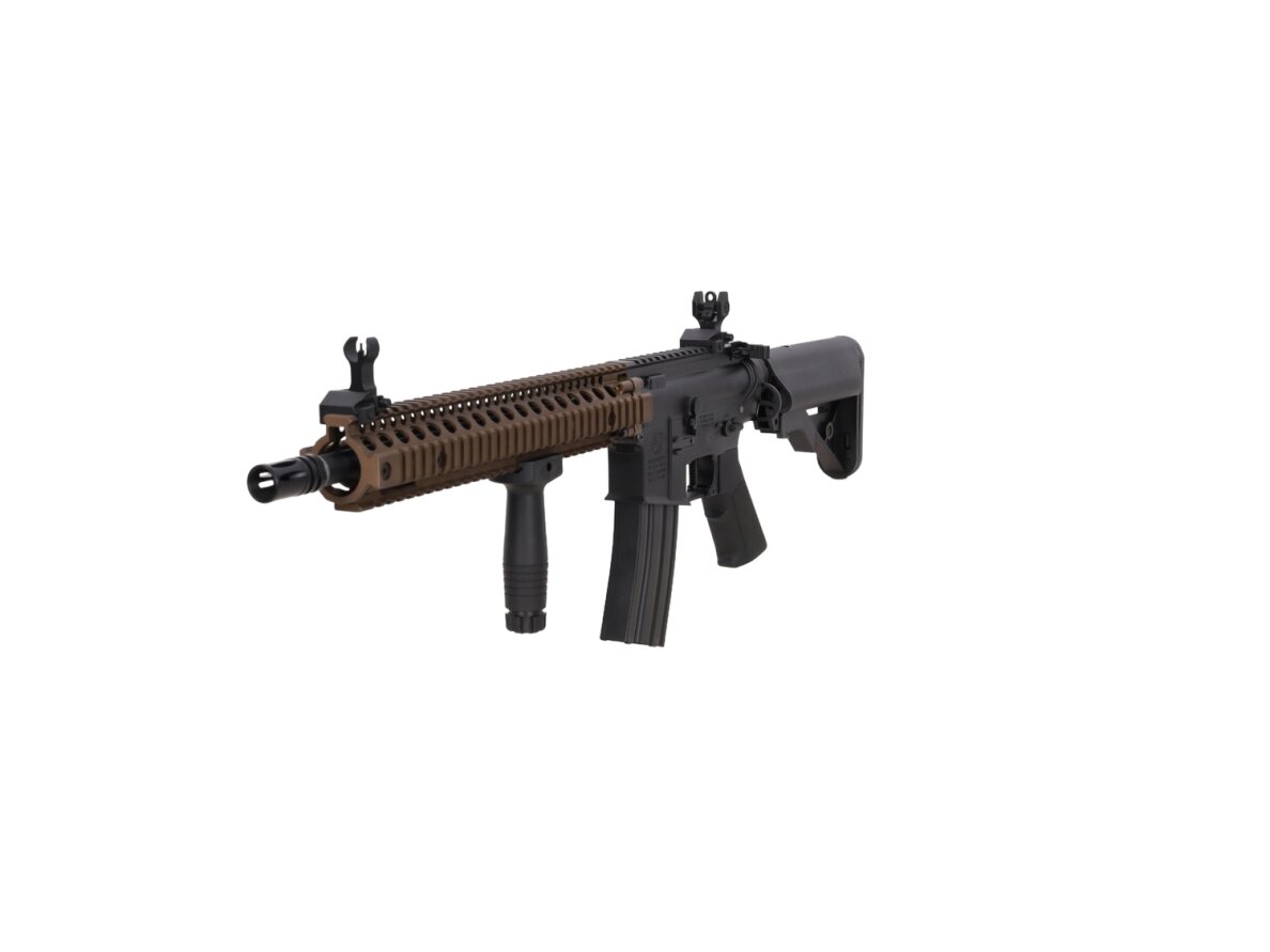 Colt x Daniel Defense MK18 SA-P26 PRIME BLDC AEG Assault Rifle 14.5" – Chaos Bronze 12