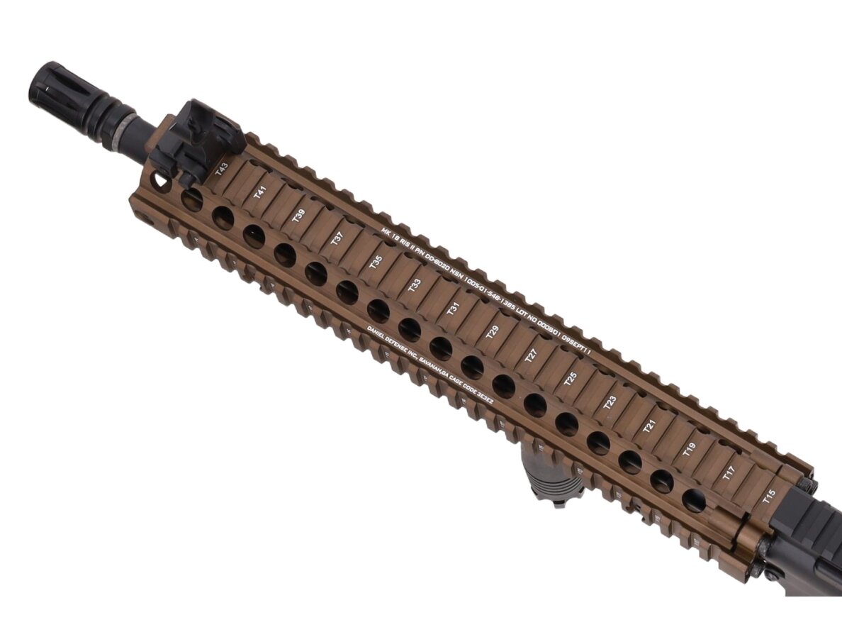 Colt x Daniel Defense MK18 SA-P26 PRIME BLDC AEG Assault Rifle 14.5" – Chaos Bronze 9