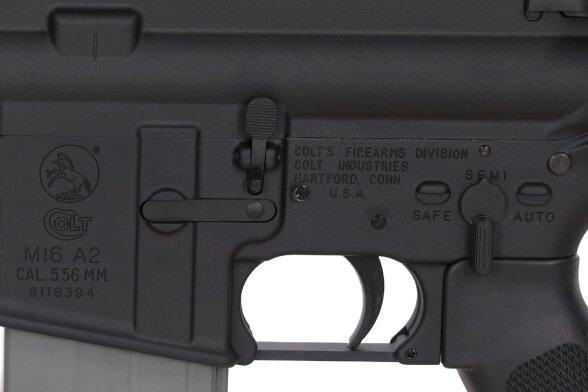Colt x Cybergun M723 GBBR Assault Rifle 14.5" (V3) – Grey 6 Colt x Cybergun M723 GBBR Assault Rifle 14.5" (V3) – Grey 6