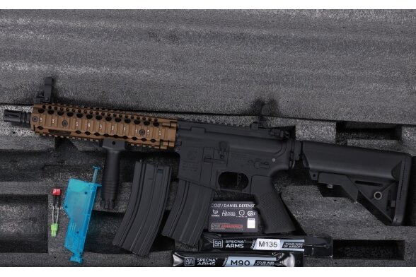 Colt x Daniel Defense MK18 SA-P19 PRIME BLDC 10.5" AEG Assault Rifle – Chaos Bronze 11