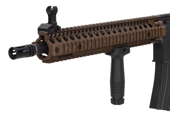 Colt x Daniel Defense MK18 SA-P26 PRIME BLDC AEG Assault Rifle 14.5" – Chaos Bronze 3