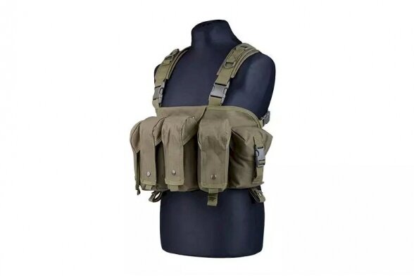 Commando Chest Tactical Vest – Olive Drab Commando Chest Tactical Vest – Olive Drab