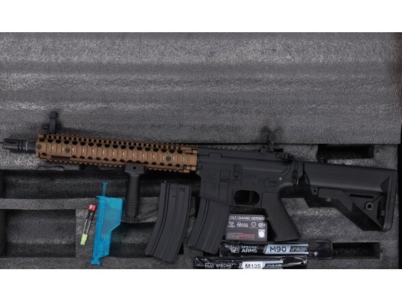 Colt x Daniel Defense MK18 SA-P26 PRIME BLDC AEG Assault Rifle 14.5" – Chaos Bronze 2