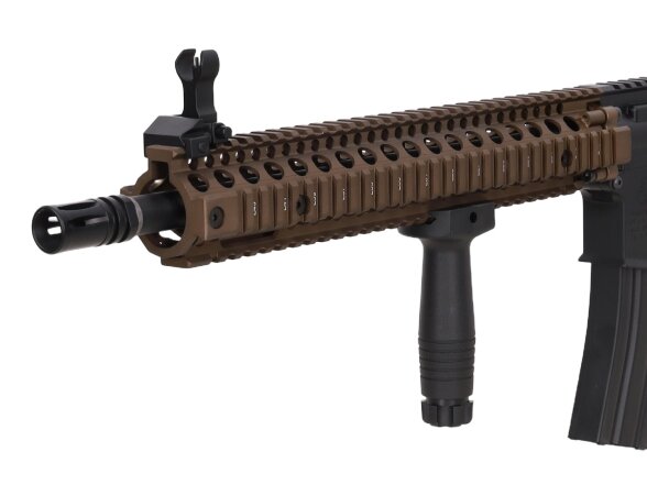 Colt x Daniel Defense MK18 SA-P26 PRIME BLDC AEG Assault Rifle 14.5" – Chaos Bronze 3