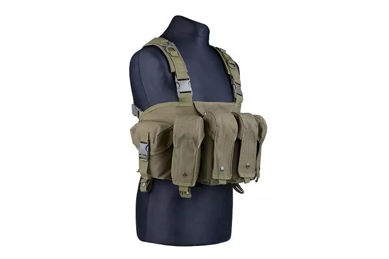 Commando Chest Tactical Vest – Olive Drab 1 Commando Chest Tactical Vest – Olive Drab 1
