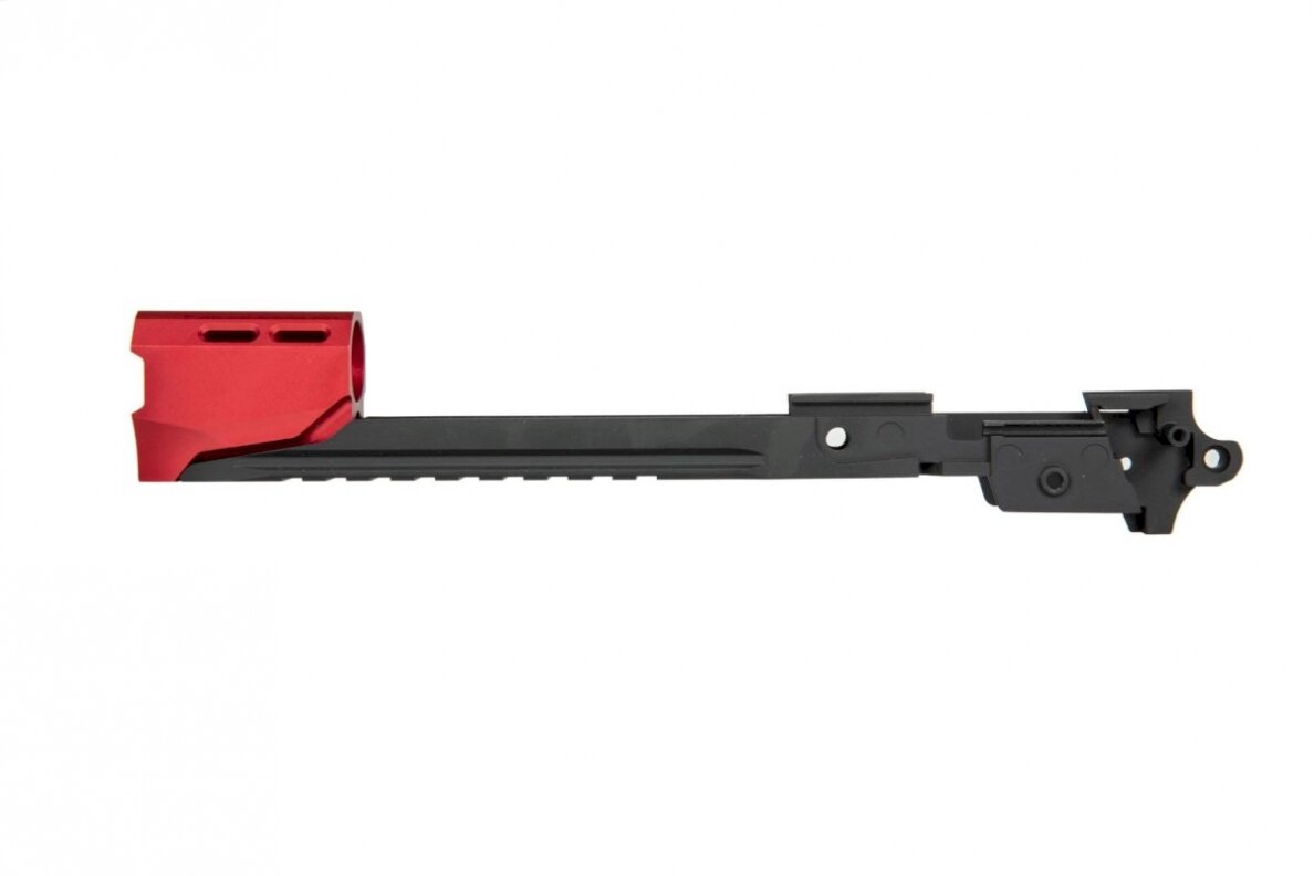 Custom Lower Frame R EDGE for Hi-Capa 5.1 + Compensator - Red 1 Custom Lower Frame R EDGE for Hi-Capa 5.1 + Compensator - Red 1